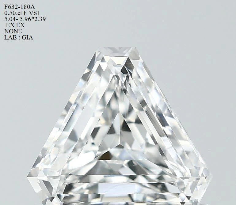 0.50 ct. F/VS1 Triangular Diamond
