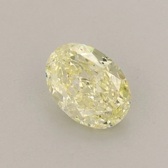 0.50 ct. Fancy Intense Yellow/VS1 Oval Lab Grown Diamond