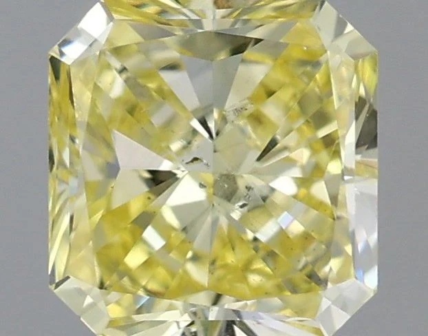 0.50 ct. Fancy Yellow/SI1 Sq. Radiant Diamond