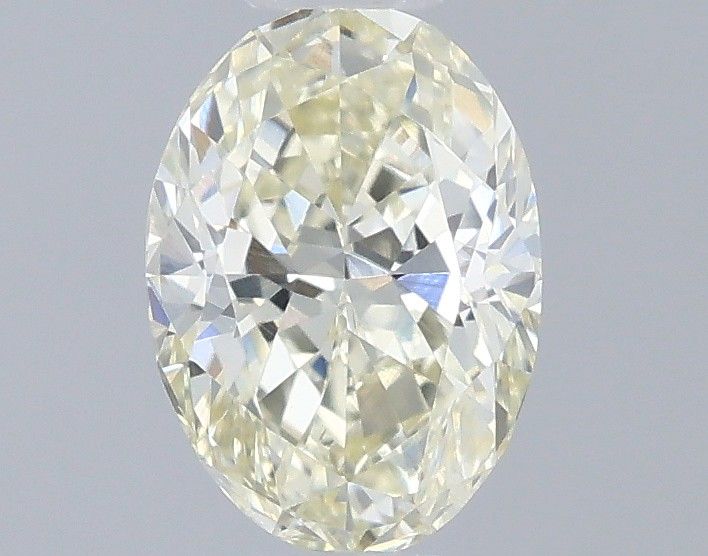 0.51 ct. Fancy Very Light Yellow/VS2 Oval Lab Grown Diamond