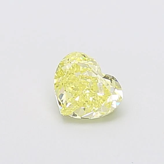 0.51 ct. Fancy Yellow/VVS2 Heart Lab Grown Diamond - Image 2