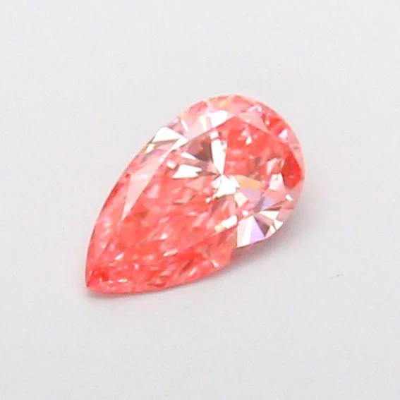 0.52 ct. Fancy Vivid Pink/VVS2 Pear Lab Grown Diamond