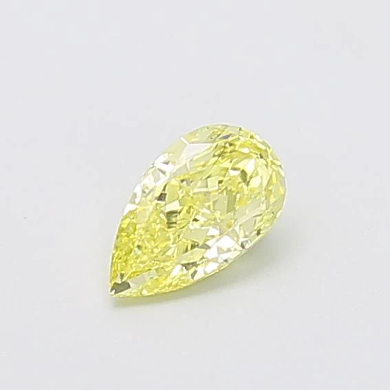0.52 ct. Fancy Yellow/VS1 Pear Lab Grown Diamond - Image 2
