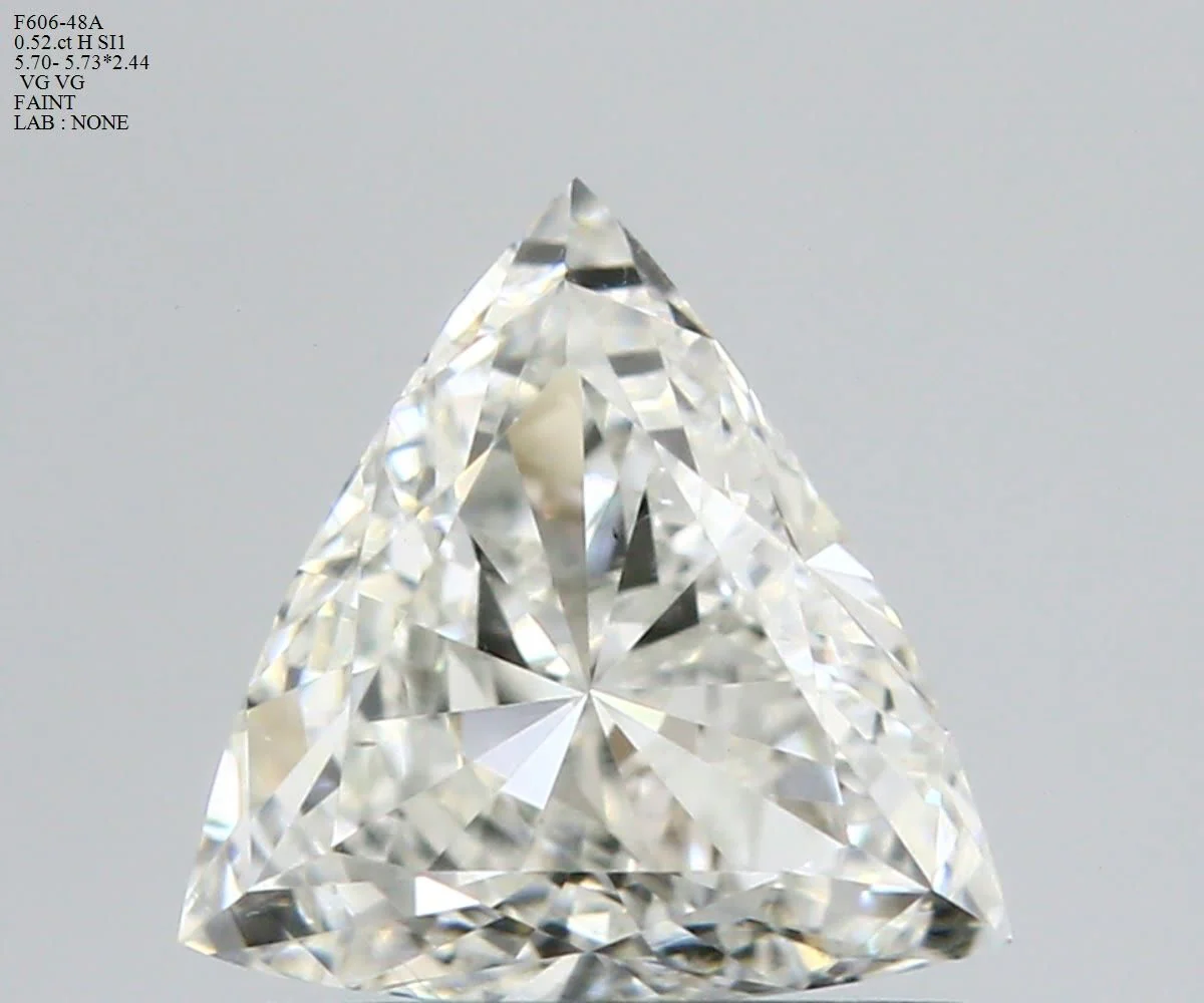 0.52 ct. H/SI1 Trilliant Diamond
