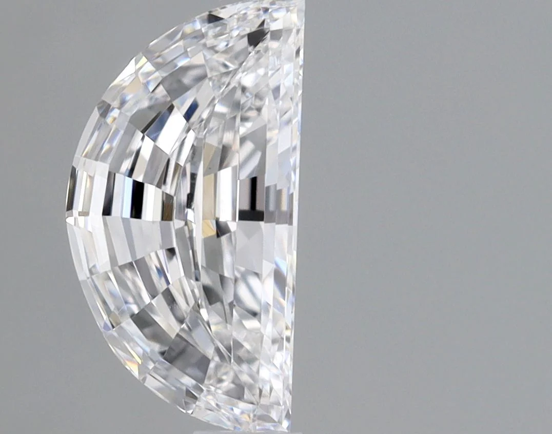 0.53 ct. D/VS2 Half Moon Diamond