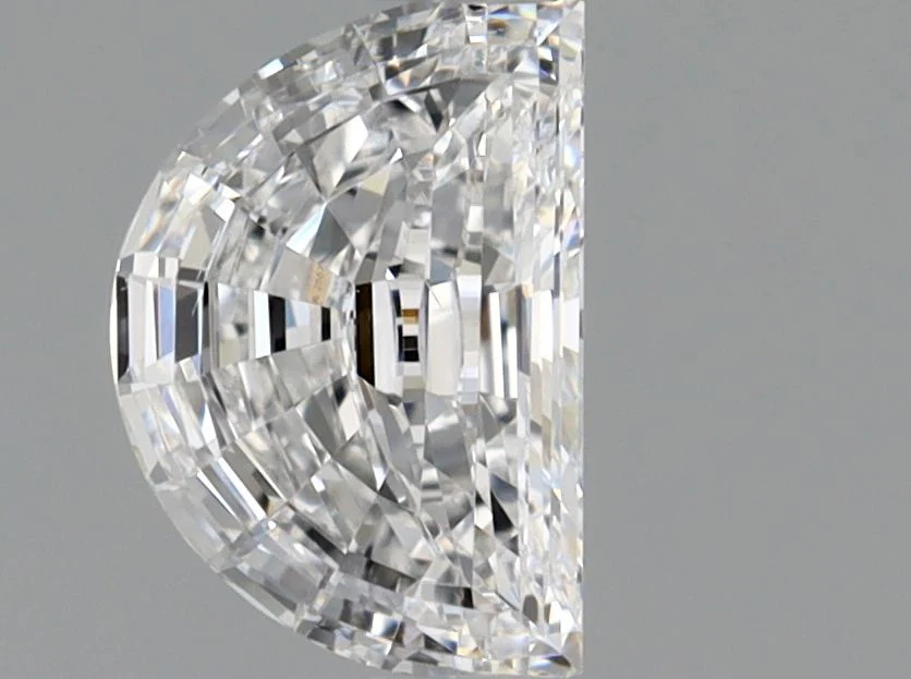 0.53 ct. D/VS2 Half Moon Diamond