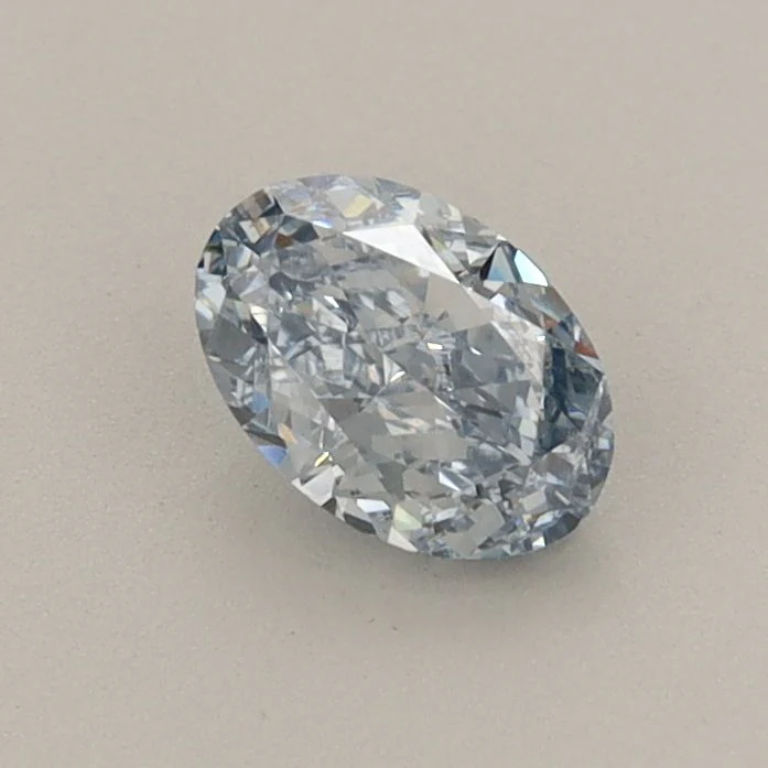 0.55 ct. Fancy Intense Blue/VVS2 Oval Lab Grown Diamond