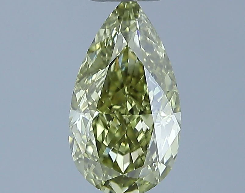 0.56 ct. Fancy Yellow/VS1 Pear Diamond