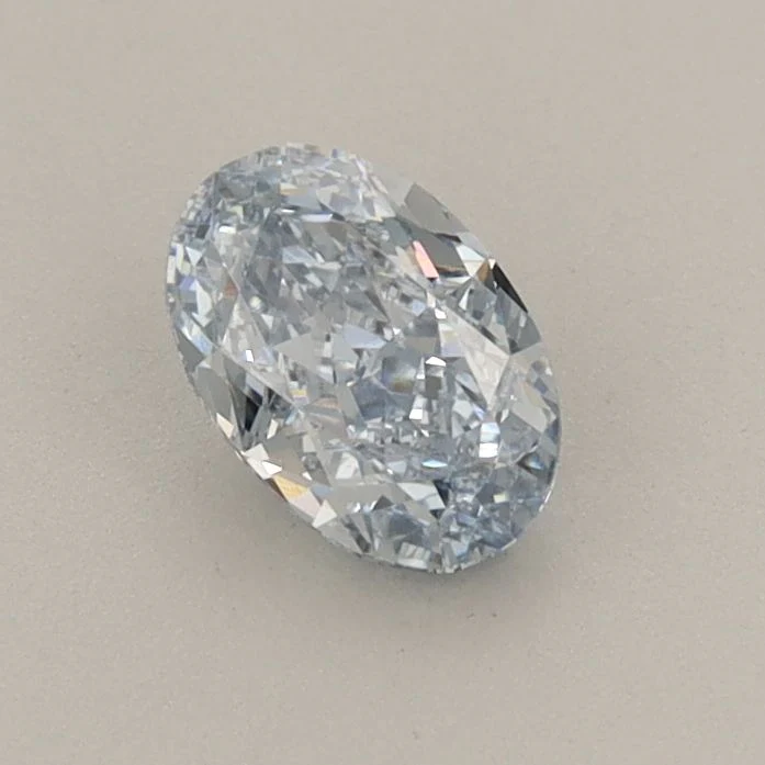 0.57 ct. Fancy Intense Blue/VVS2 Oval Lab Grown Diamond - Image 2