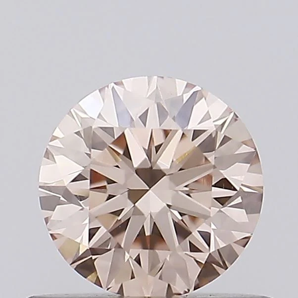 0.57 ct. Fancy Intense Brownish Pink/VVS1 Round Lab Grown Diamond