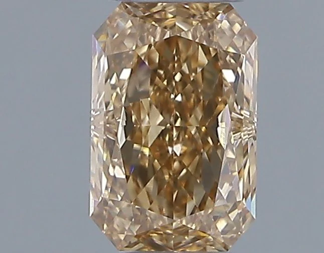 0.58 ct. Fancy Yellow/VS1 Radiant Diamond