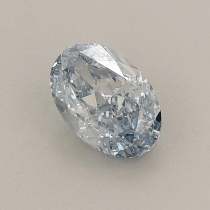 0.61 ct. Fancy Intense Blue/VS1 Oval Lab Grown Diamond - Image 2