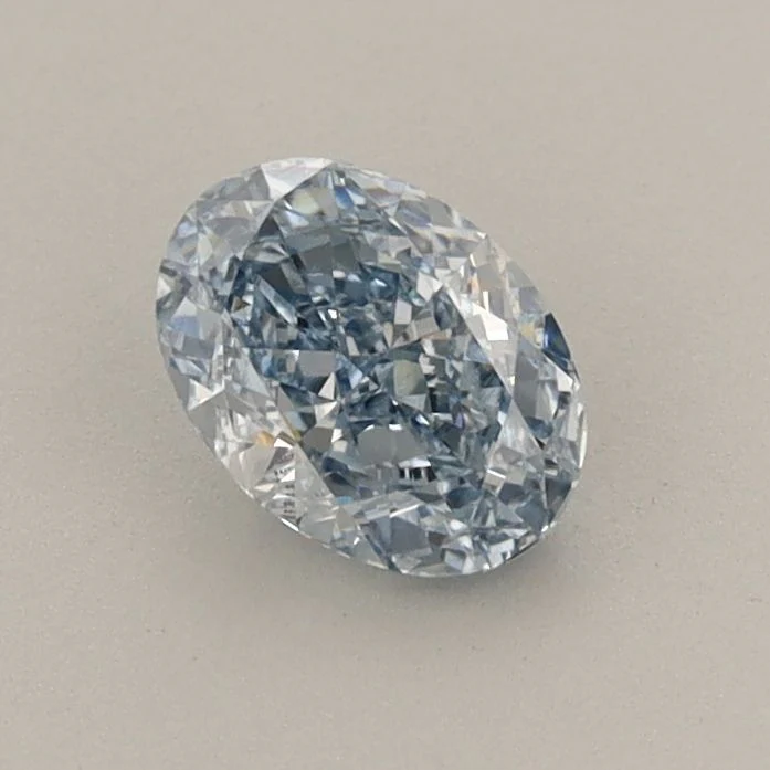 0.61 ct. Fancy Intense Blue/VVS2 Oval Lab Grown Diamond - Image 2