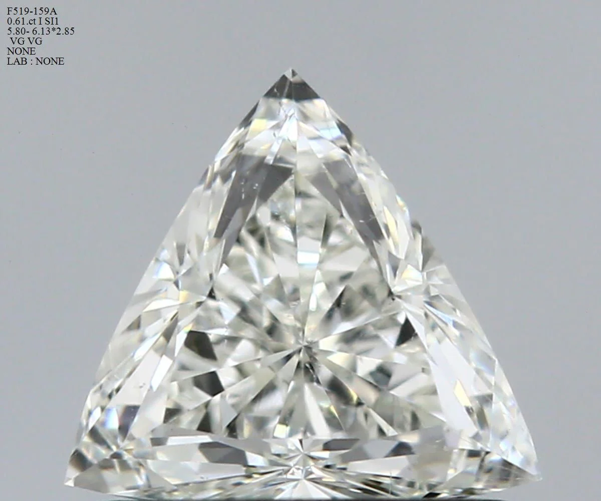 0.61 ct. I/SI1 Trilliant Diamond