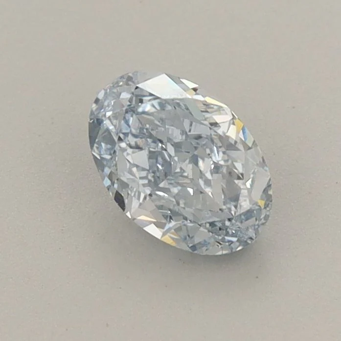 0.62 ct. Fancy Intense Blue/VVS2 Oval Lab Grown Diamond