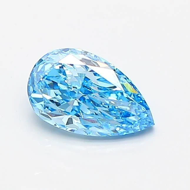 0.63 ct. Fancy Vivid Blue/VVS1 Pear Lab Grown Diamond