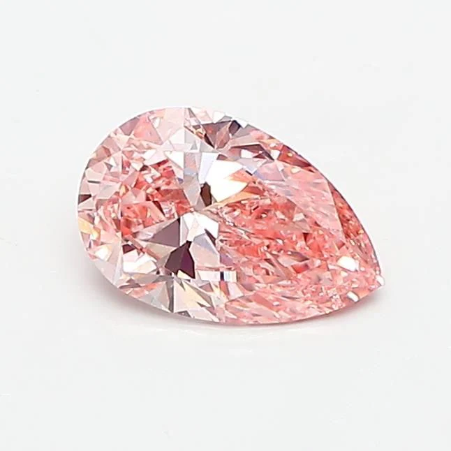 0.69 ct. Fancy Vivid Pink/VS2 Pear Lab Grown Diamond - Image 2
