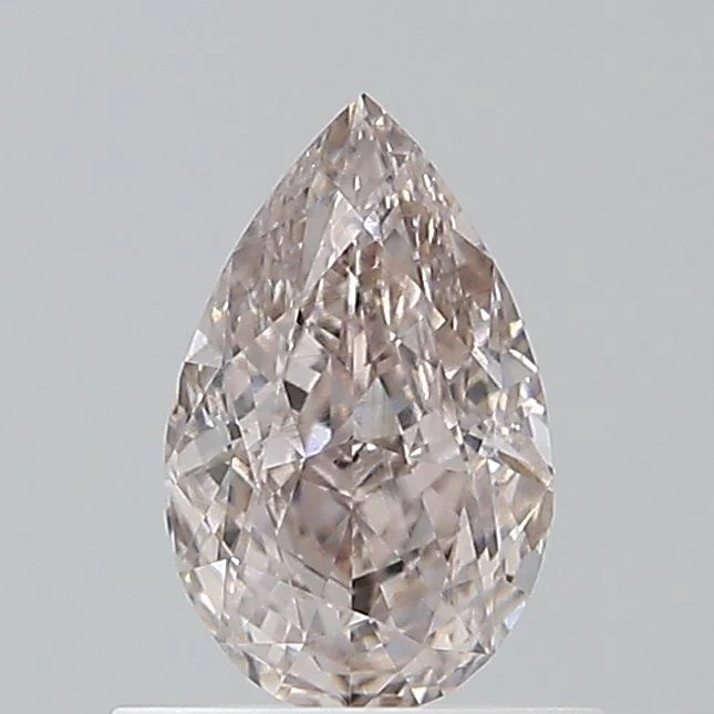 0.70 ct. Fancy Brown Pink/SI1 Pear Diamond
