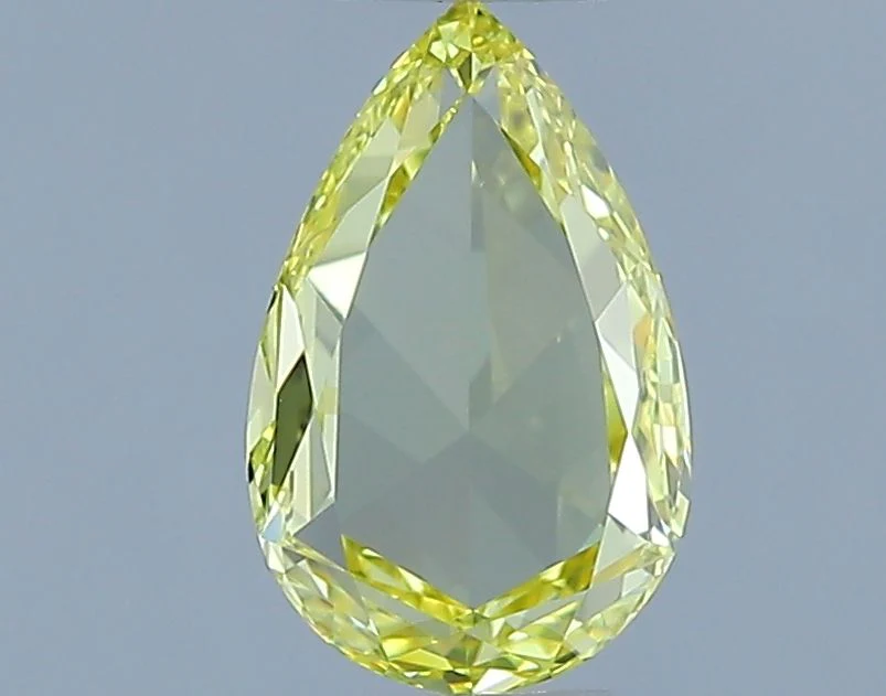 0.70 ct. Fancy Intense Yellow/VVS1 Rose Diamond