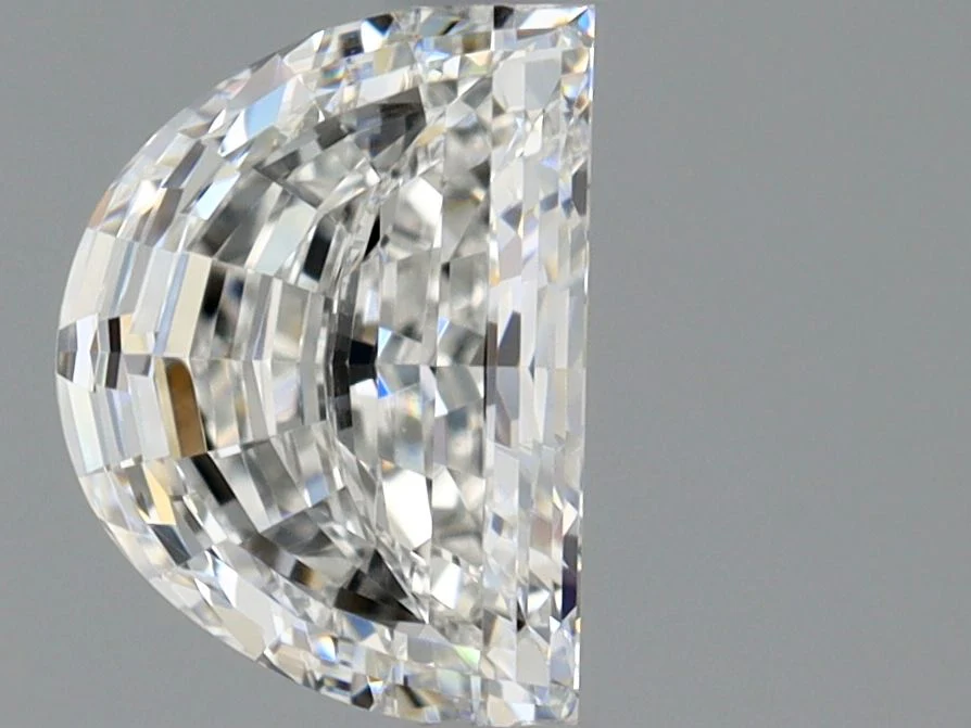 0.71 ct. F/VS1 Half Moon Diamond