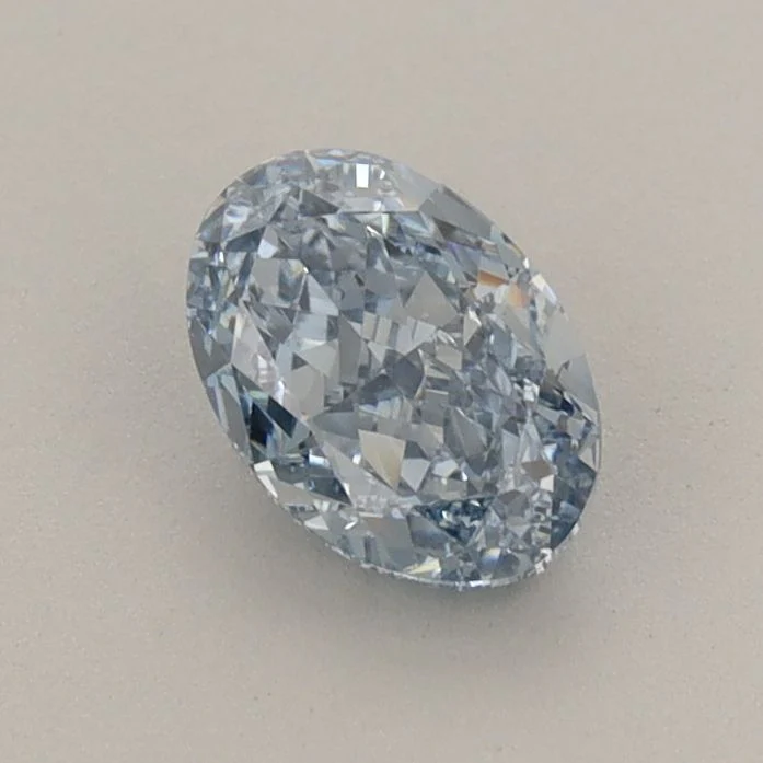 0.71 ct. Fancy Intense Blue/VS2 Oval Lab Grown Diamond