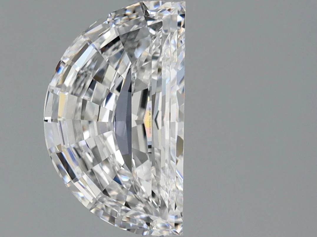 0.72 ct. D/VVS2 Half Moon Diamond
