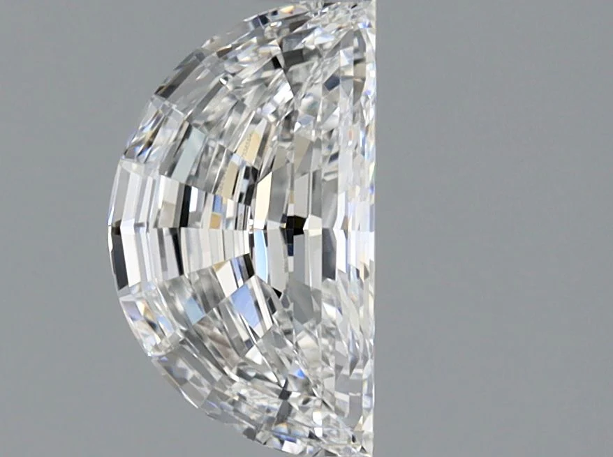 0.72 ct. F/VVS2 Half Moon Diamond