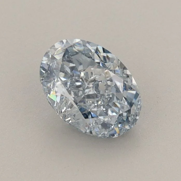 0.72 ct. Fancy Intense Blue/VVS2 Oval Lab Grown Diamond
