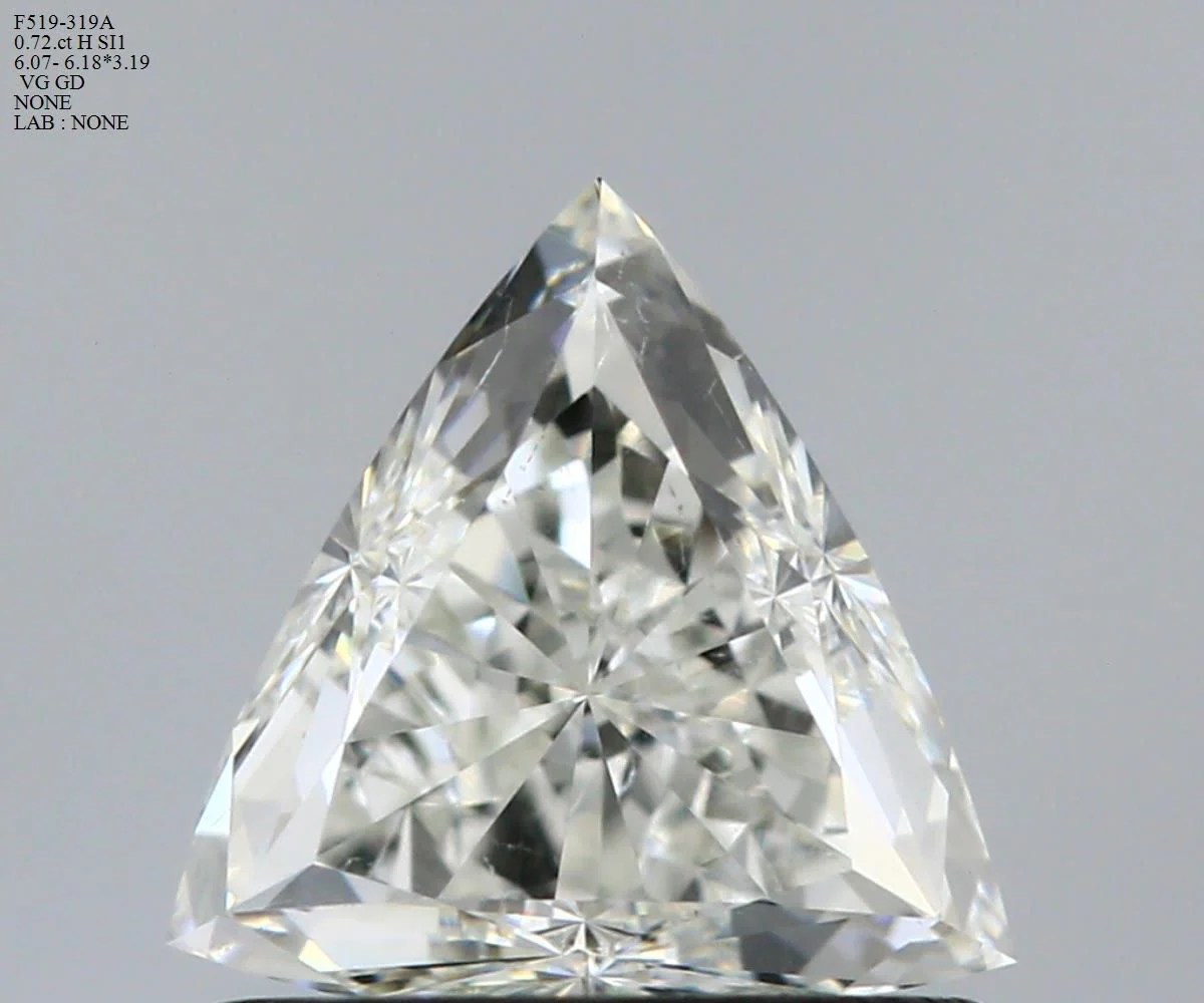 0.72 ct. H/SI1 Trilliant Diamond