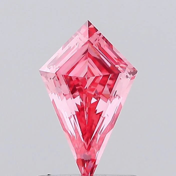 0.73 ct. Fancy Vivid Pink/VS1 Kite Lab Grown Diamond
