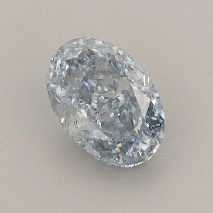 0.75 ct. Fancy Intense Blue/VS2 Oval Lab Grown Diamond - Image 2