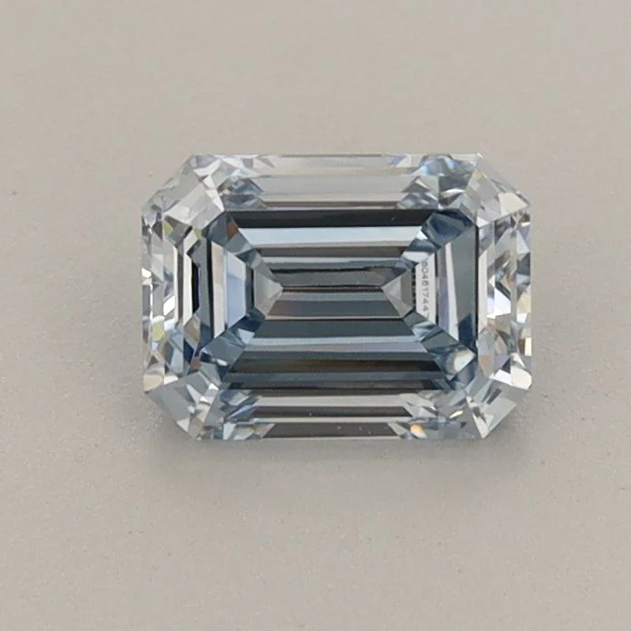 0.75 ct. Fancy Intense Blue/VVS2 Emerald Lab Grown Diamond