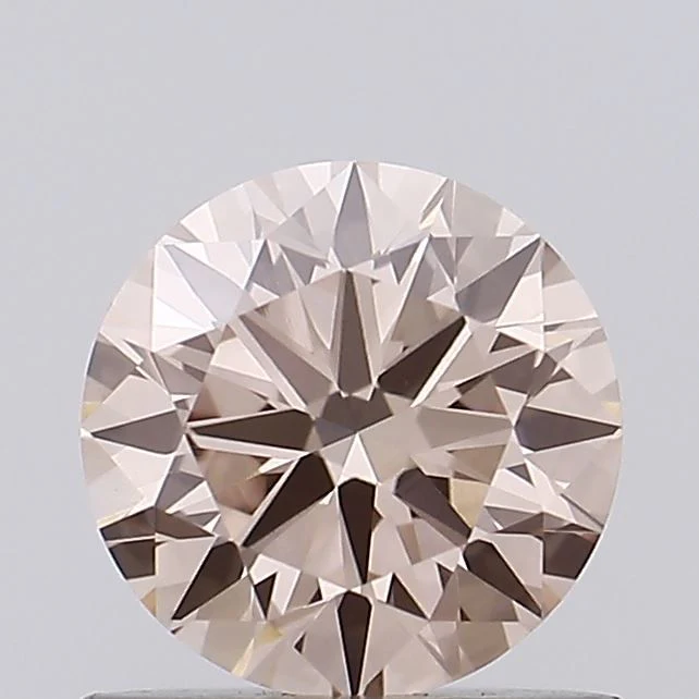 0.75 ct. Fancy Intense Brownish Pink/VVS2 Round Lab Grown Diamond