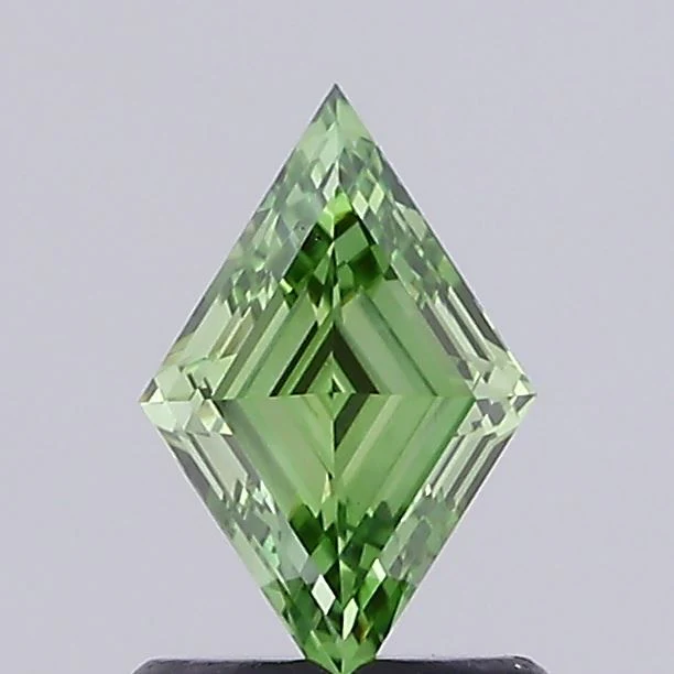 0.75 ct. Fancy Vivid Green/VS1 Lozenge Lab Grown Diamond