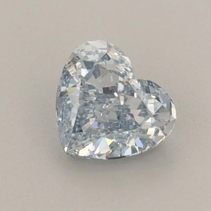 0.76 ct. Fancy Intense Blue/VVS2 Heart Lab Grown Diamond