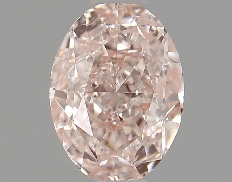 0.78 ct. Fancy Vivid Pink/VS1 Oval Lab Grown Diamond