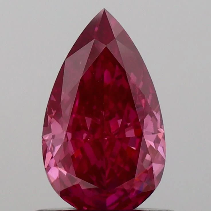 0.80 ct. Fancy Vivid Pink/VS1 Pear Lab Grown Diamond