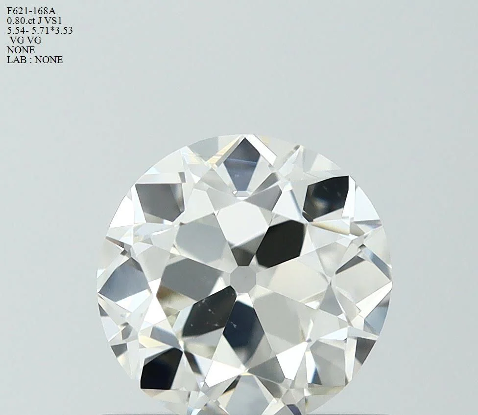 0.80 ct. J/VS1 European Cut Diamond