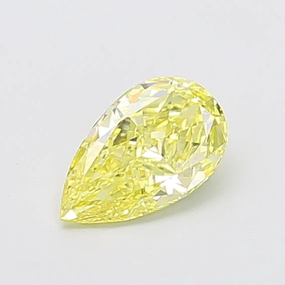 0.81 ct. Fancy Intense Yellow/VS1 Pear Lab Grown Diamond