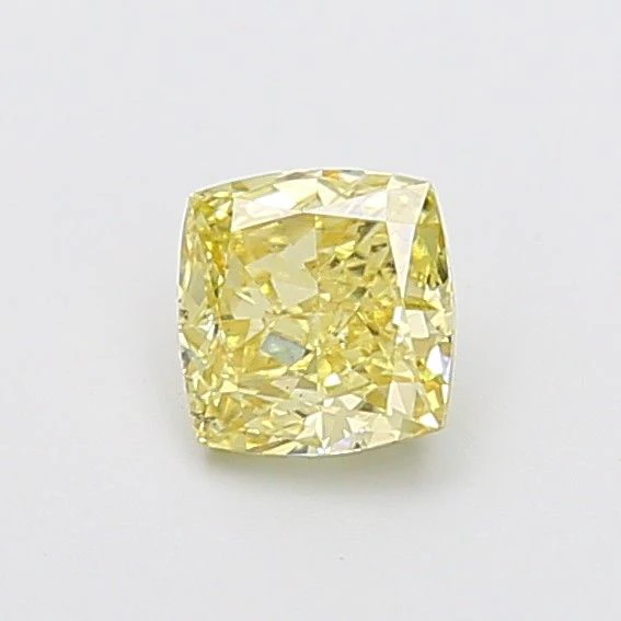 0.87 ct. Fancy Yellow/VS2 Cushion Brilliant Lab Grown Diamond