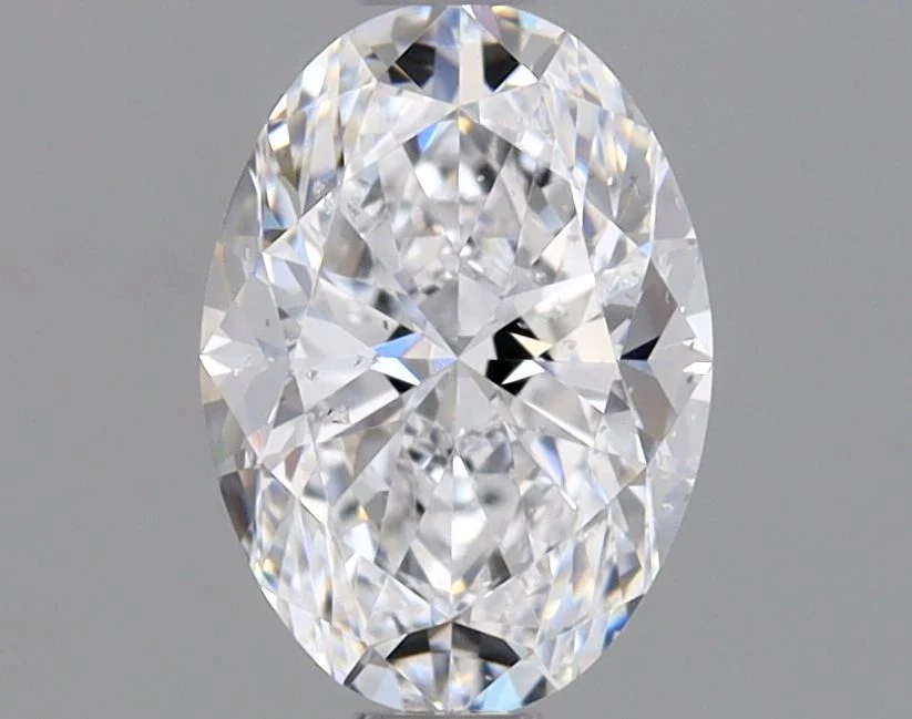 0.90 ct. D/SI2 Oval Diamond