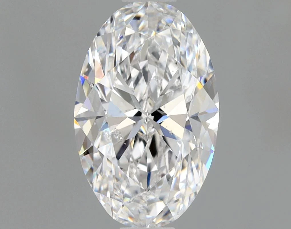 0.90 ct. D/SI2 Oval Diamond
