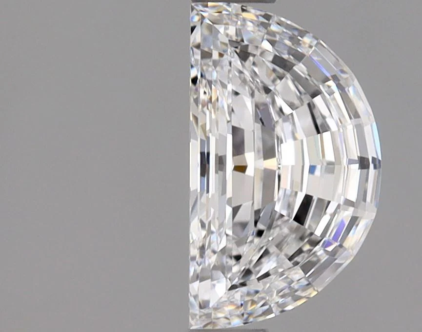 0.90 ct. D/VVS2 Half Moon Diamond