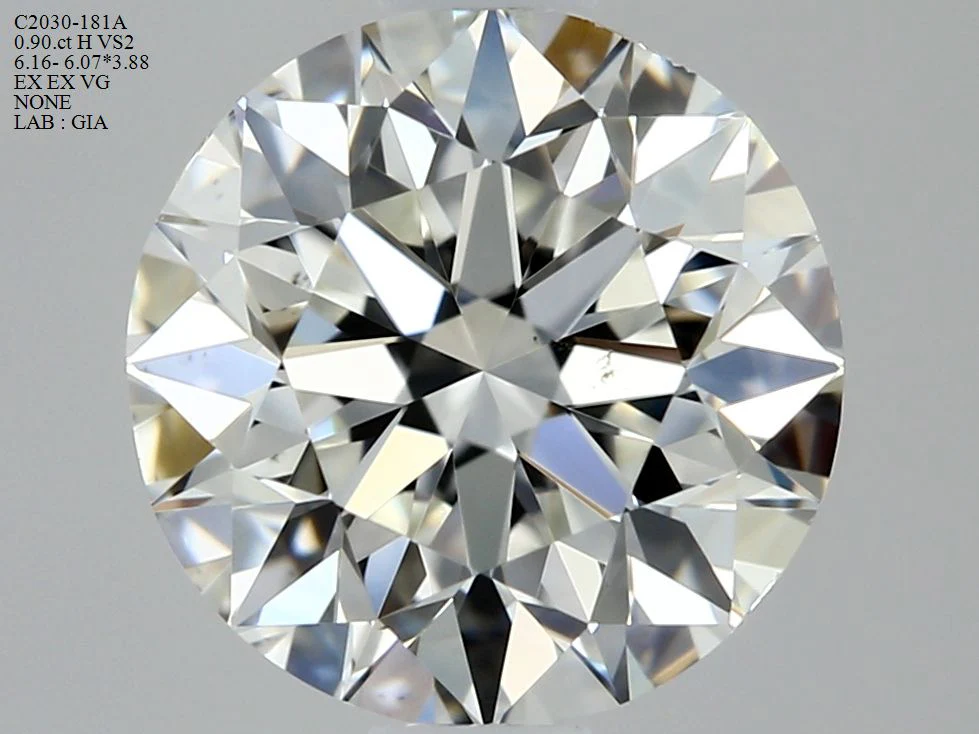 0.90 ct. H/VS2 Round Diamond