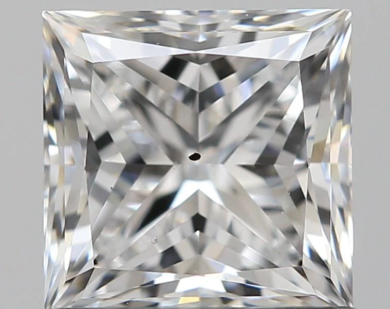 0.91 ct. D/SI1 Princess Diamond