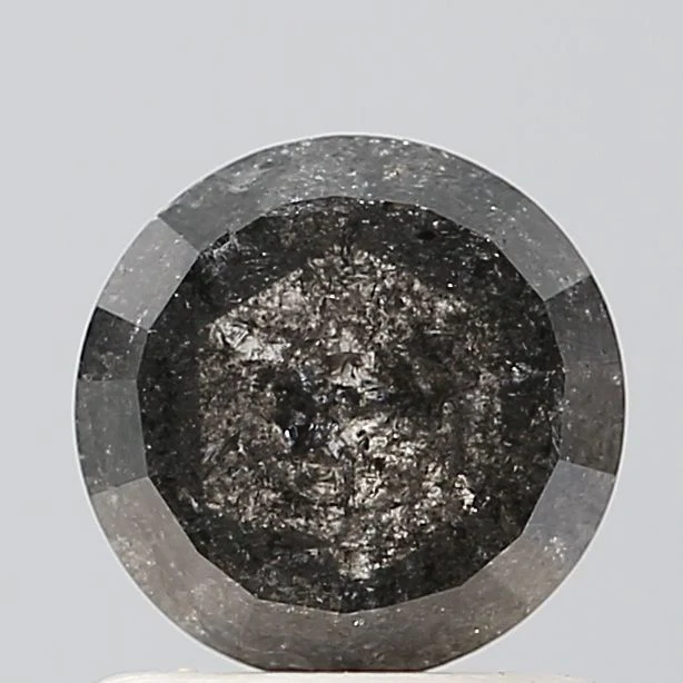 0.97 ct. Fancy Salt And Pepper/VVS2 Rose Diamond
