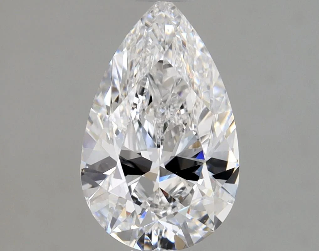 1.00 ct. D/VS2 Pear Diamond