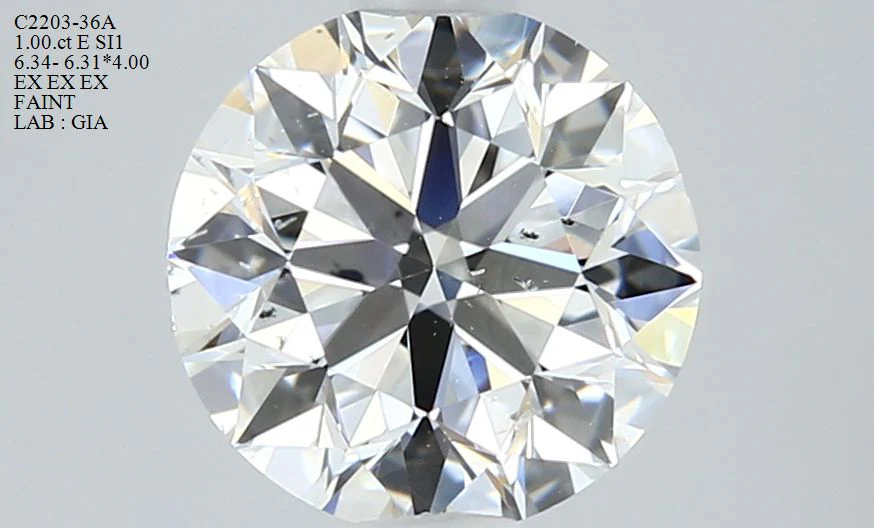 1.00 ct. E/SI1 Round Diamond