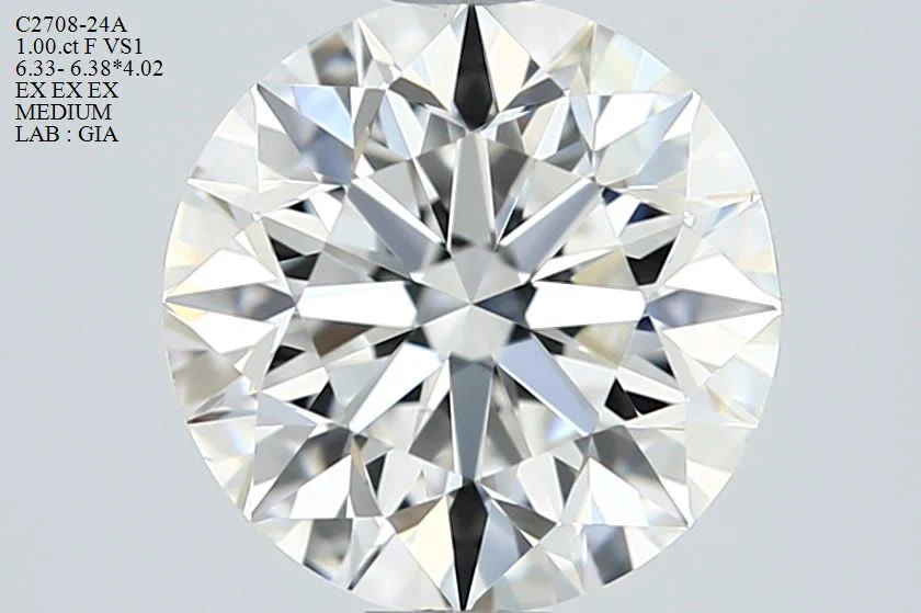 1.00 ct. F/VS1 Round Diamond