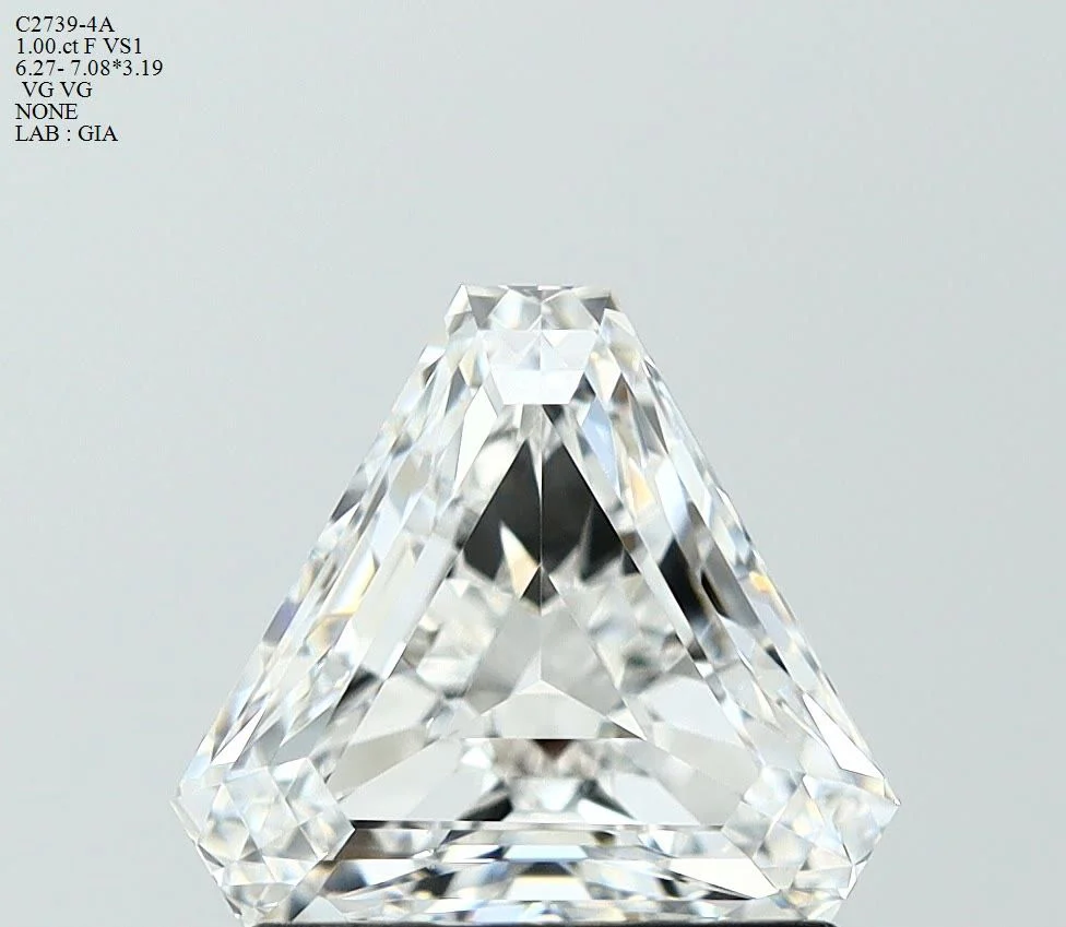1.00 ct. F/VS1 Triangular Diamond